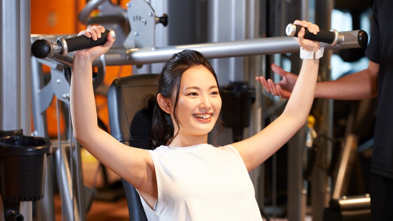 ショルダープレスは始めやすく続けやすい